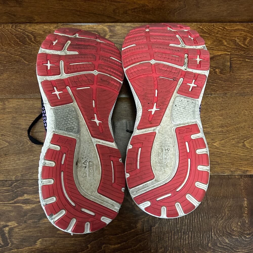 BROOKS Adrenaline GTS 22 Running Shoes Navy Purple Lilac Women’s Size 10.5 - Picture 7 of 8